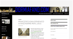 Desktop Screenshot of dormiafano.gritalia.net