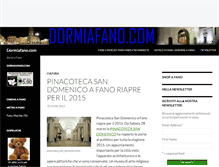 Tablet Screenshot of dormiafano.gritalia.net